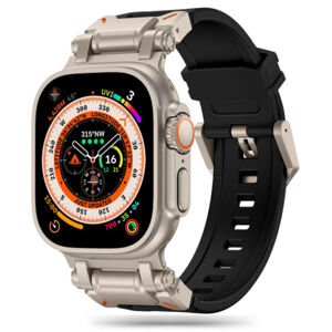 Tech-Protect Delta Pro remienok na Apple Watch 42/44/45/49mm, black / titanium