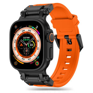 Tech-Protect Delta Pro remienok na Apple Watch 42/44/45/49mm, orange / black