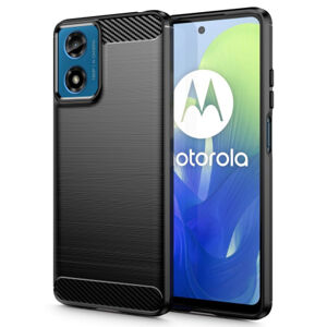Tech-Protect Carbon kryt na Motorola Moto G24 / G24 Power / G04, čierny