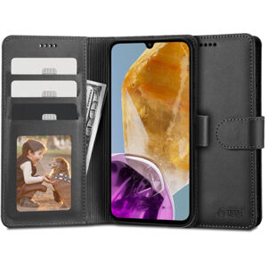 Tech-Protect Wallet knižkové puzdro na Samsung Galaxy M15 5G, čierne