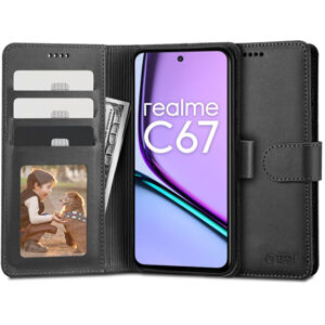Tech-Protect Wallet knižkové puzdro na Realme C67 4G, čierne