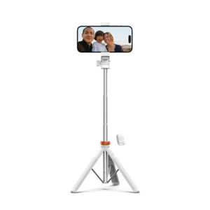 Tech-Protect L03S bluetooth selfie tyč so statívom, biela