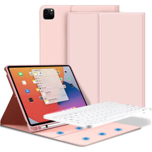 Tech-Protect SC Pen puzdro s klávesnicou na iPad Pro 11'' 2020 / 2021 / 2022, ružové (TEC929186)