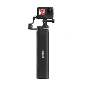 Telesin Power Grip Selfie tyč s power bankou 10000mAh, čierna (TE-CSS-001)