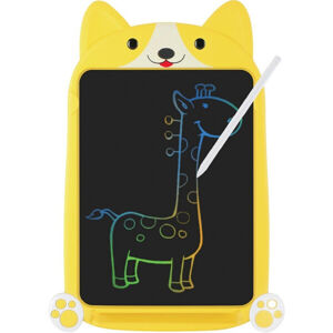 Detský multifarebný tablet psík 10" žltý