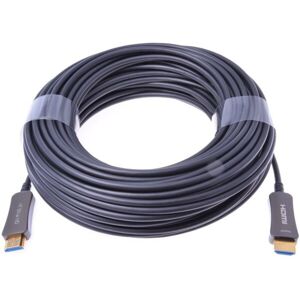 PremiumCord optický kábel HDMI 2.0b High Speed / Ethernet 4K@60Hz M/M pozlátené konektory 10m