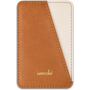 Moshi SnapTo Slim Wallet magnetická peňaženka karamelová