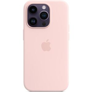 Apple silikónový kryt s MagSafe na iPhone 14 Pro Max kriedovo ružový