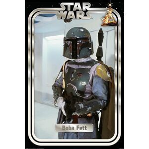 Plagát Star Wars - Boba Fett Retro Packaging (255)