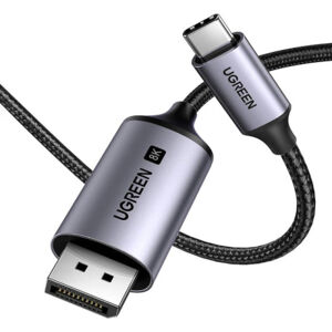 Ugreen CM556 kábel USB-C / DisplayPort 8K 2m, šedý