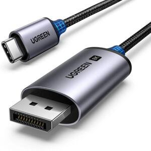 Ugreen CM556 kábel USB-C / DisplayPort 8K 3m, šedý