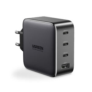 Ugreen CD226 GaN sieťová nabíjačka 3x USB-C / USB 100W QC, čierna (90575)