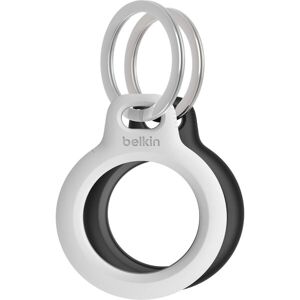 Belkin Bezpečné puzdro na AirTag s krúžkom na kľúče – čierne & biele – dual pack