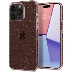 Spigen Liquid Crystal Glitter kryt iPhone 15 Pro Max ružový