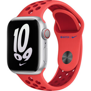 Apple Watch Apple Watch 41mm žiarivo karmínovo/Gym Red Nike športový remienok