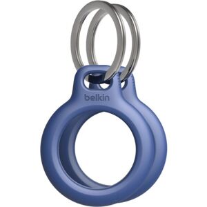Belkin Bezpečné puzdro na AirTag s krúžkom na kľúče – modré – dual pack