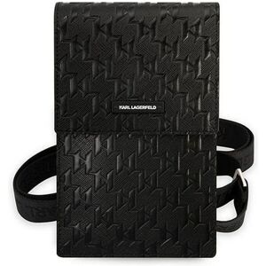 Universal bag for mobil Karl Lagerfeld KLWBSAMSMK (Monogram Plate / black)