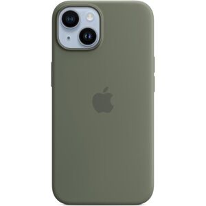 Apple silikónový kryt s MagSafe na iPhone 14 olivový