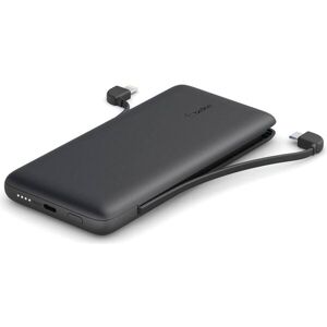 Belkin Boost Charge Plus USB-C PD PowerBanka, 10000mAh, s integrovanými káblami, čierna