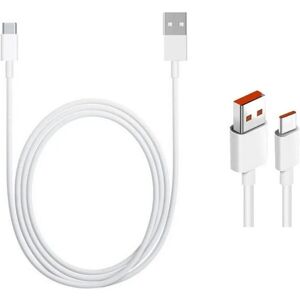 Xiaomi Original USB-C Dátový Kábel 5A 1m White (Bulk)