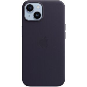 Apple kožený kryt s MagSafe na iPhone 14 Plus atramentovo fialový