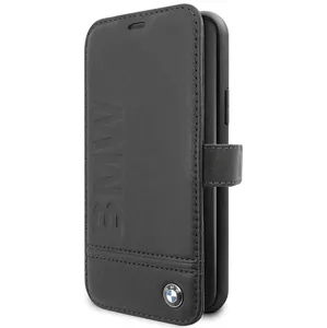 Púzdro BMW - Apple iPhone 11 Pro Wallet Case Black (BMFLBKSN58LLSB)