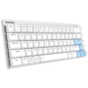 Klávesnica Wireless mechanical keyboard Dareu EK868 Bluetooth (white&blue)
