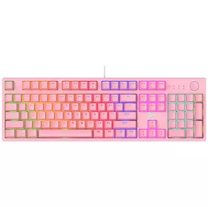 Herná klávesnica Havit KB871L Mechanical Gaming Keyboard RGB (pink)