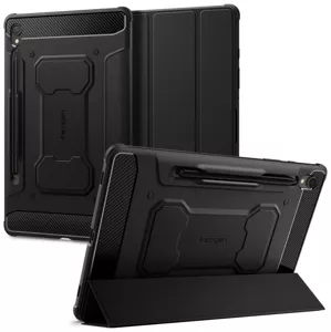 Púzdro Spigen Rugged Armor Pro, black - Samsung Galaxy Tab S9 (ACS06540)