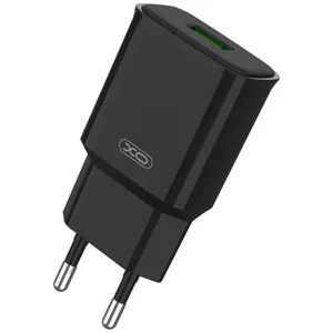 Nabíjačka Wall charger XO L92D, 1x USB, 18W, QC 3.0 (black) (6920680825622)