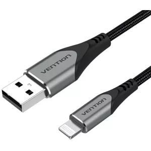 Kábel USB 2.0 cable to Lightning, Vention LABHF, 1m (Gray)
