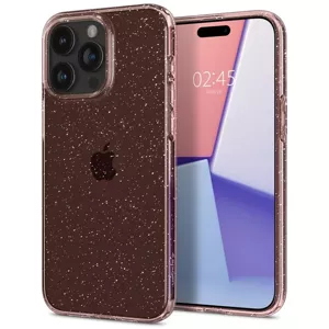 Kryt Spigen Liquid Crystal Glitter, rose quartz - iPhone 15 Pro Max (ACS06560)