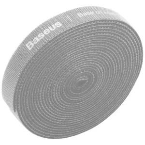 Baseus Rainbow Circle Velcro Straps 3m Grey (6953156293526)