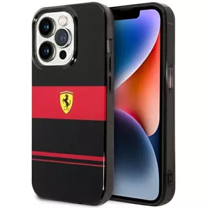 Kryt Ferrari iPhone 14 Pro 6,1" black hardcase IMD Combi Magsafe (FEHMP14LUCOK)