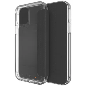 Púzdro GEAR4 Wembley Flip for iPhone 12/12 Pro black/clear (702006041)