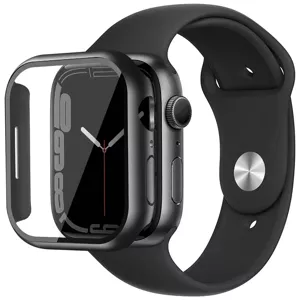 Púzdro Eiger Mountain Glass Full Case for Apple Watch 8 / 7 45mm in Black (EGSP00893)