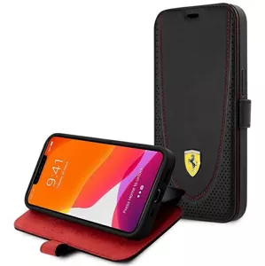 Púzdro Ferrari FEFLBKP13LRGOK iPhone 13 Pro 6.1" black book Leather Curved Line (FEFLBKP13LRGOK)
