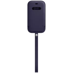 Púzdro iPhone 12 mini Leather Sleeve wth MagSafe D.Violet (MK093ZM/A)