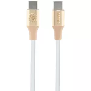 Kábel Guess GUCCLALRGDD kabel USB-C - USB-C 1.5m Fast Charging light gold Ebossed Logo (GUCCLALRGDD)
