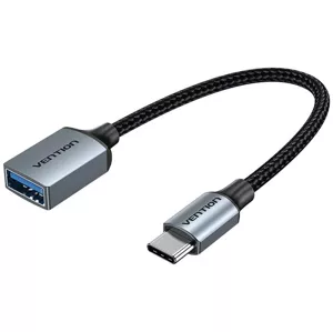 Redukcia Vention USB 3.0 Male to USB Female OTG Cable 0.15m CCXHB (gray)
