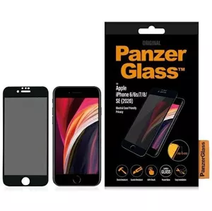 Kryt PanzerGlass E2E Super+ iPhone 6/6s/7/8 /SE 2020 Case Friendly Privacy czarny/black (P2679)