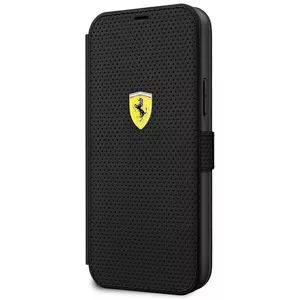 Kryt Ferrari FESPEFLBKP12LBK iPhone 12 Pro Max 6,7" black book On Track Perforated (FESPEFLBKP12LBK)