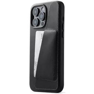 Kryt Mujjo Full Leather Wallet Case for iPhone 14 Pro Max - Black