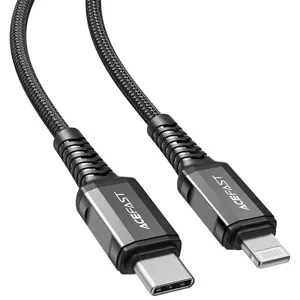 Kábel Cable USB-C to Lightning Acefast C1-01, 1.2m (black)