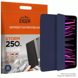 Púzdro Eiger Storm 250m Stylus Case for Apple iPad Pro 12.9 (2021) / (2022) in Navy Blue (EGSR00155)