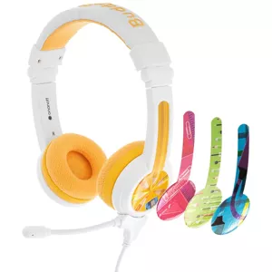 Slúchadlá Wired headphones for kids BuddyPhones School+ yellow (630282193000)