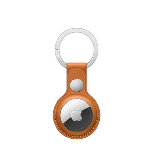Apple AirTag Leather Key Ring, golden brown MMFA3ZMA
