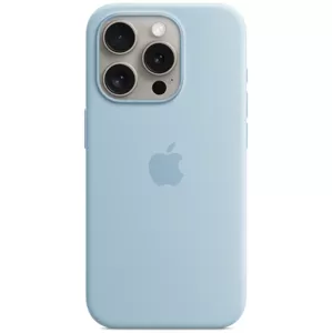 Kryt Apple iPhone 15 Pro Silicone Case with MS - Light Blue