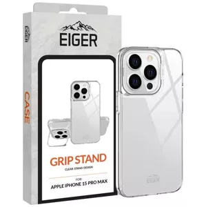 Kryt Eiger Grip Stand Case for Apple iPhone 15 Pro Max in Clear