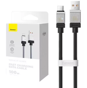 Kábel Cable USB do USB-C Baseus CoolPlay 100W 1m (black)
